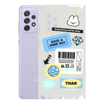 Samsung A/S Series Phone Skins (All Models) - Will Be Okay Design - 3D Embossed Finish (L-316) Samsung Galaxy A72