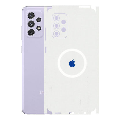 Samsung A/S Series Phone Skins (All Models) - iPhone Magsafe Logo - 3D Embossed Finish (L-320) Samsung Galaxy A72