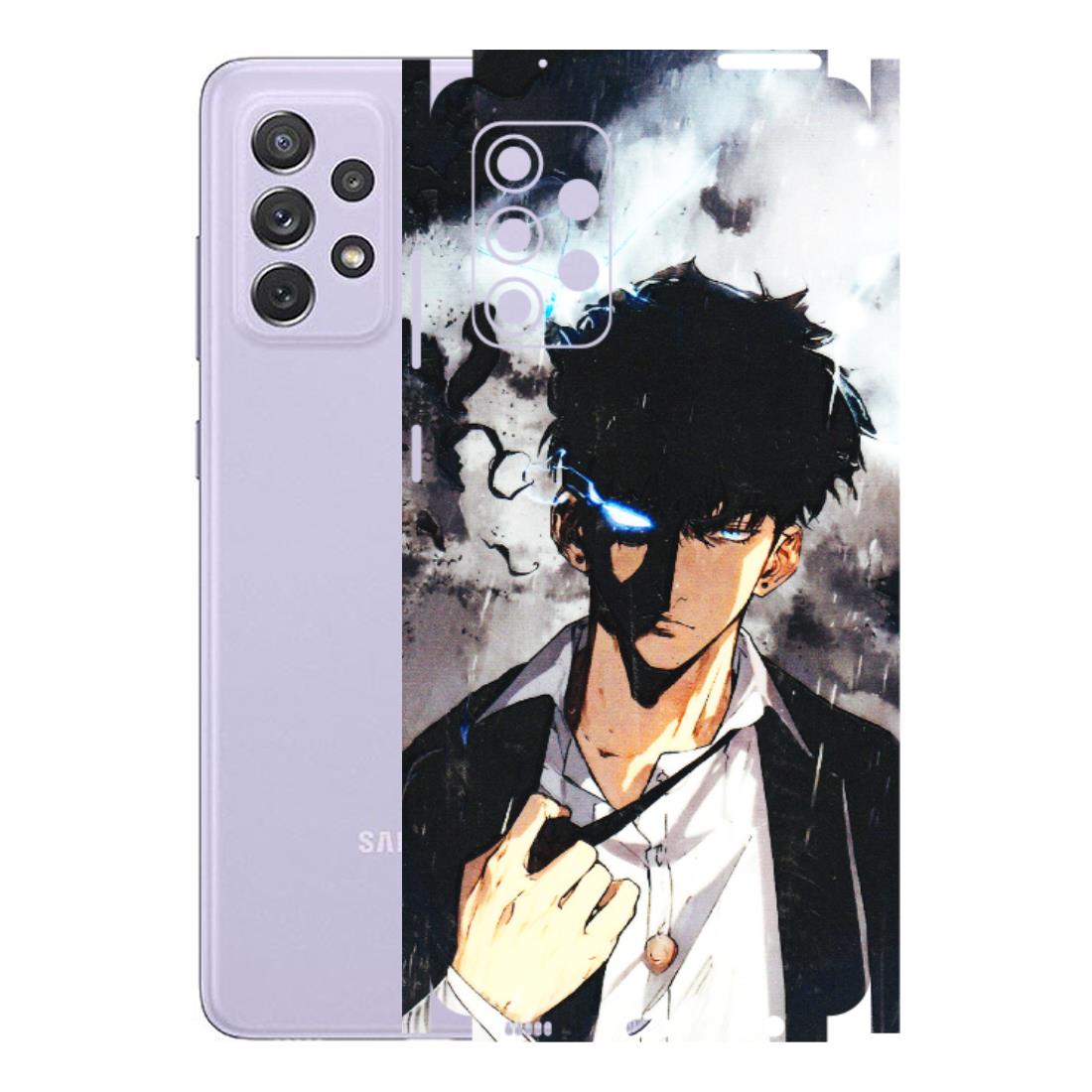Samsung A/S Series Phone Skins (All Models) - Sung Jinwoo Manhwa Anime - 3D Embossed Finish (L-328) Samsung Galaxy A72