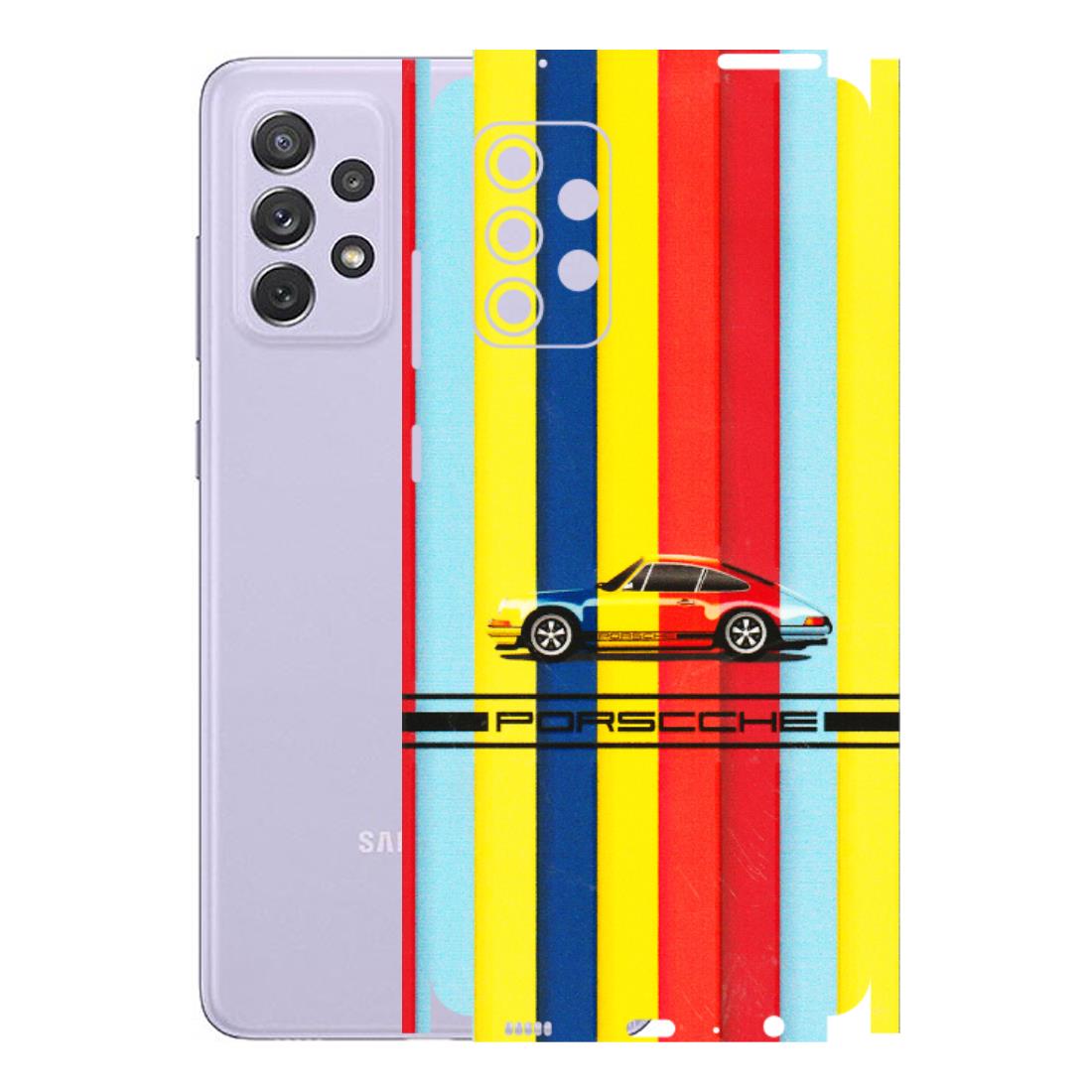 Samsung A/S Series Phone Skins (All Models) - Multicolour Porche - 3D Embossed Finish (L-39) Samsung Galaxy A72