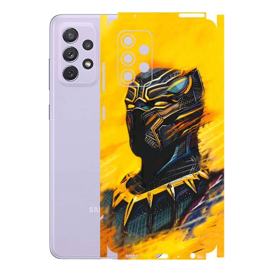 Samsung A/S Series Phone Skins (All Models) - Yellow Panther - 3D Embossed Finish (L-54) Samsung Galaxy A72