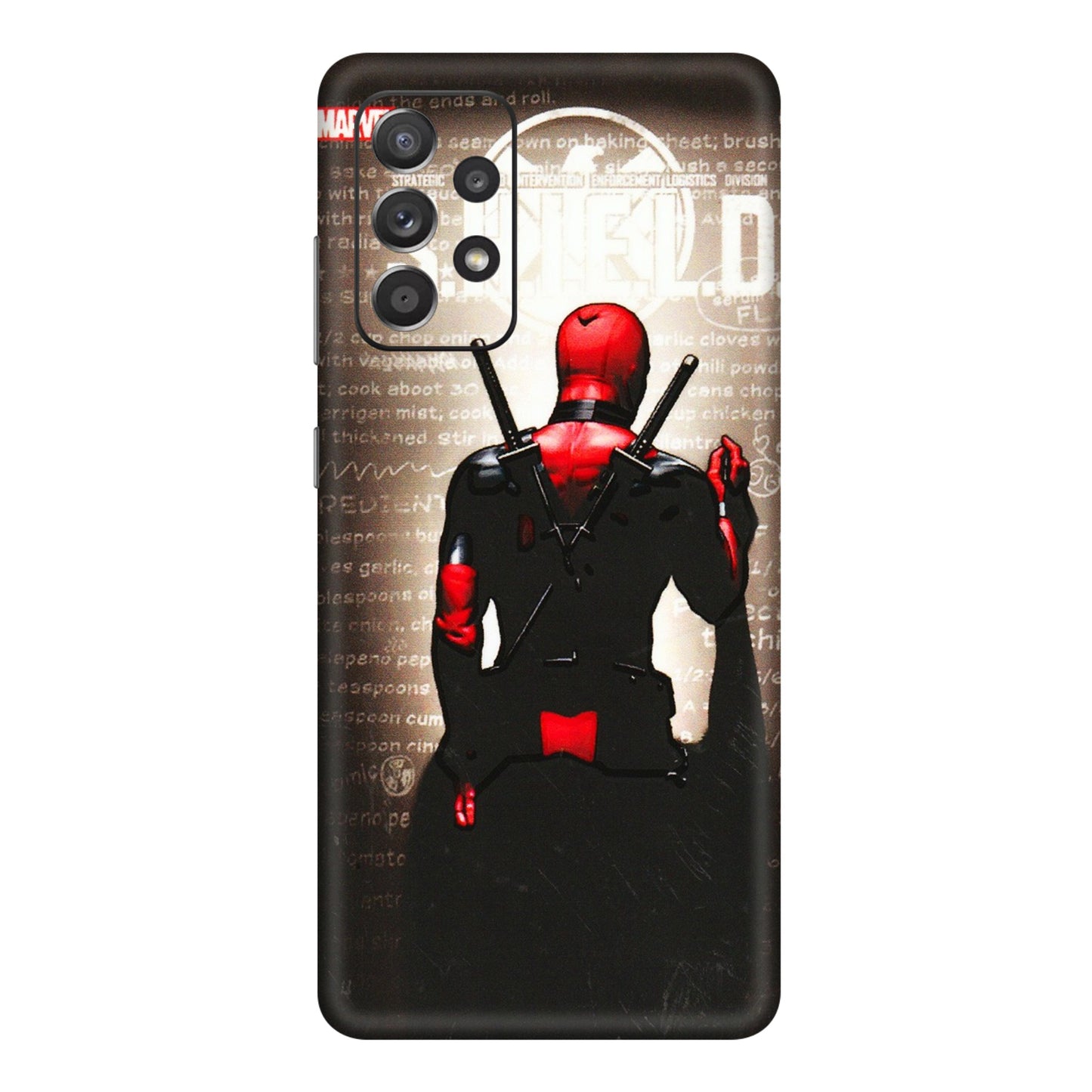 Samsung A/S Series Phone Skins (All Models) - Deadpool - 3D Embossed Finish (L-56) Samsung Galaxy A72