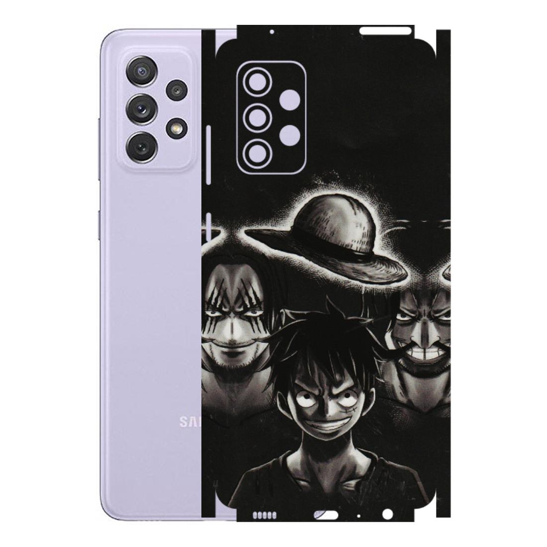 Samsung A/S Series Phone Skins (All Models) - Black Luffy Hat - 3D Embossed Finish (L-57) Samsung Galaxy A72