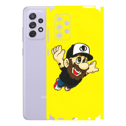 Samsung A/S Series Phone Skins (All Models) - Flying Beardo - 3D Embossed Finish (L-60) Samsung Galaxy A72
