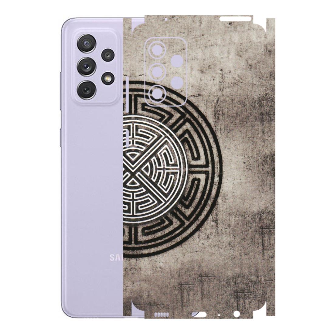 Samsung A/S Series Phone Skins (All Models) - Mysterious Circular Design - 3D Embossed Finish (L-63) Samsung Galaxy A72