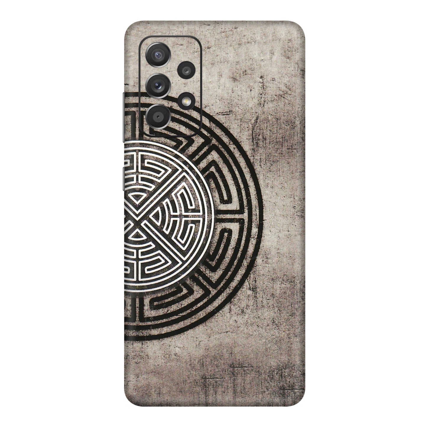 Samsung A/S Series Phone Skins (All Models) - Mysterious Circular Design - 3D Embossed Finish (L-63) Samsung Galaxy A72