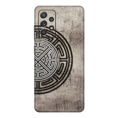 Samsung A/S Series Phone Skins (All Models) - Mysterious Circular Design - 3D Embossed Finish (L-63) Samsung Galaxy A72