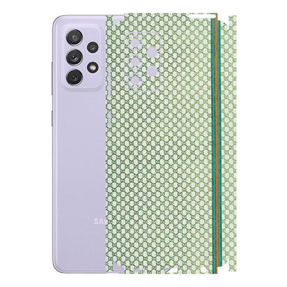 Samsung A/S Series Phone Skins (All Models) - Gucci Fabric Pattern - 3D Embossed Finish (L-73) Samsung Galaxy A72