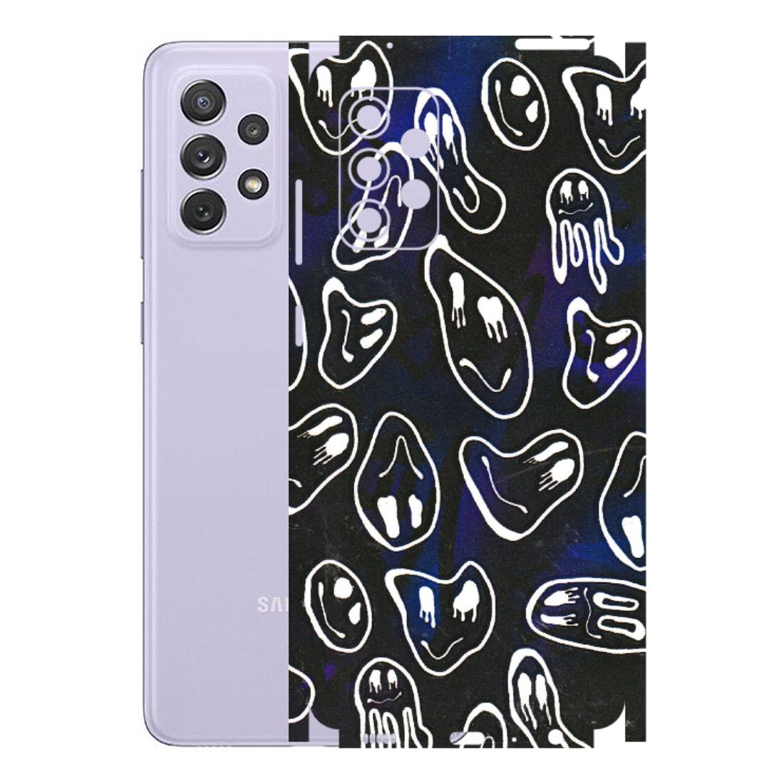 Samsung A/S Series Phone Skins (All Models) - Distorted Smileys - 3D Embossed Finish (L-92) Samsung Galaxy A72