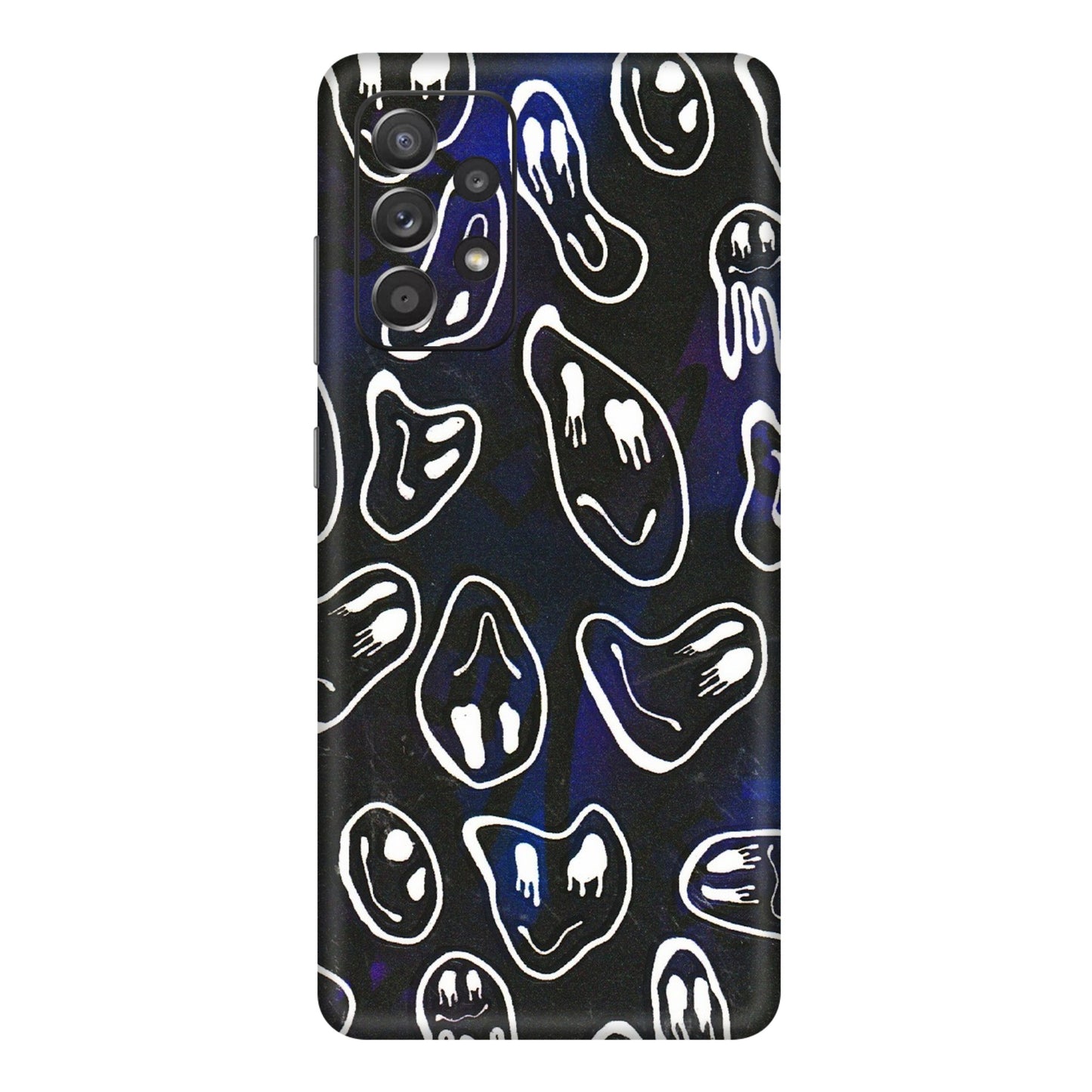 Samsung A/S Series Phone Skins (All Models) - Distorted Smileys - 3D Embossed Finish (L-92) Samsung Galaxy A72