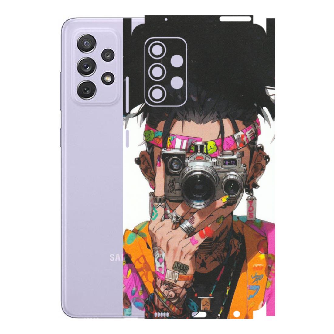 Samsung A/S Series Phone Skins (All Models) - Camera Lover Girl - Matte Finish (M-09) Samsung Galaxy A72