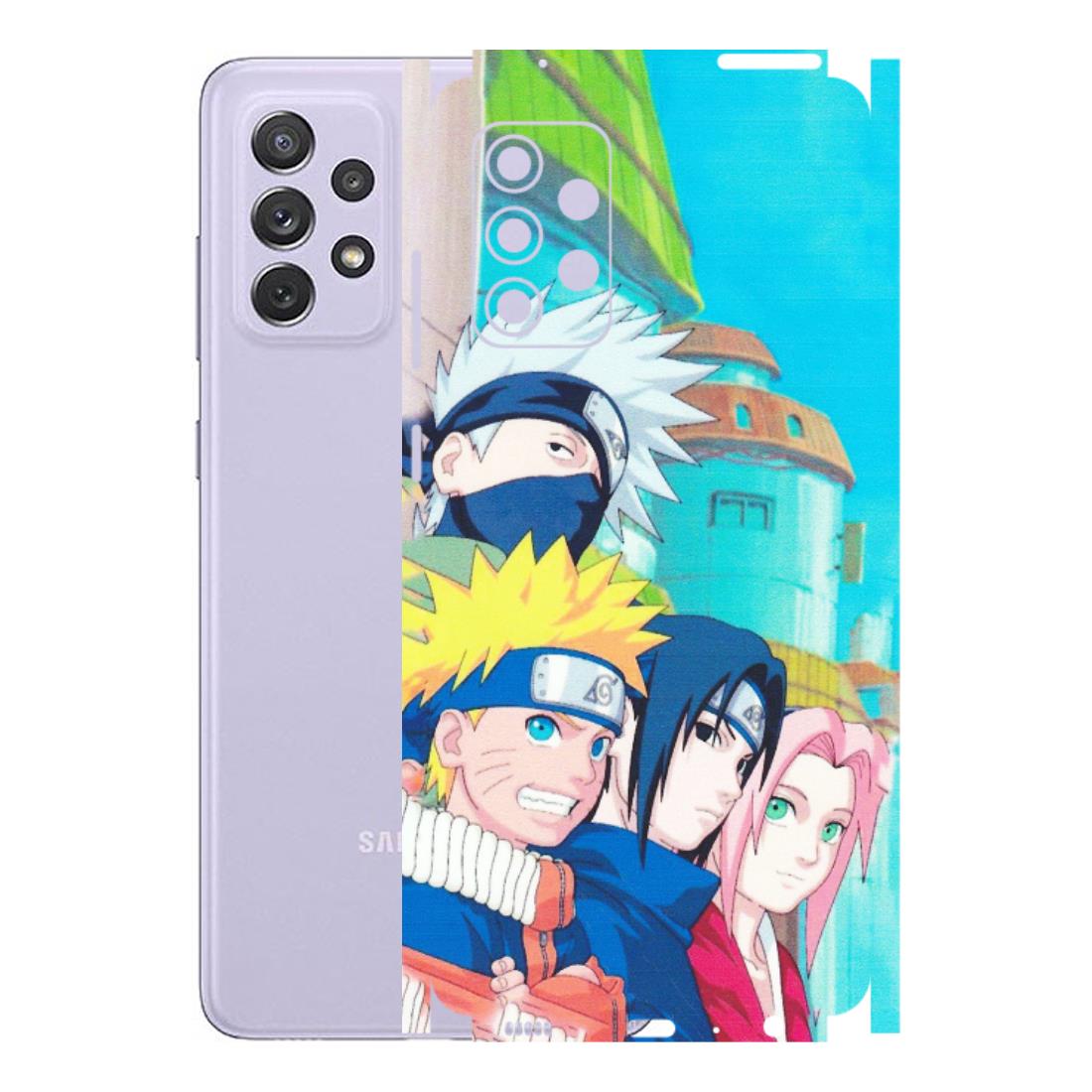 Samsung A/S Series Phone Skins (All Models) - Team Minato And Kakashi - Matte Finish (M-101) Samsung Galaxy A72