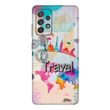 Samsung A/S Series Phone Skins (All Models) - Travel The Wonders - Matte Finish (M-108) Samsung Galaxy A72