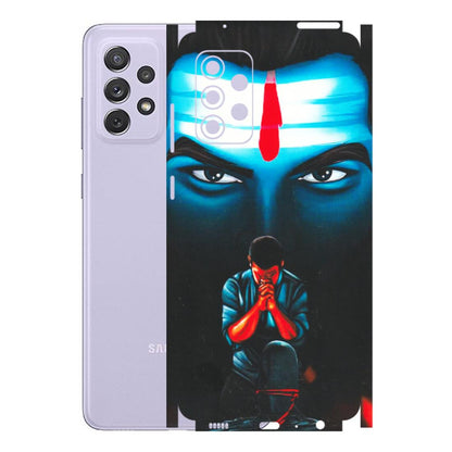 Samsung A/S Series Phone Skins (All Models) - Mahakal Bhakt - Matte Finish (M-112) Samsung Galaxy A72