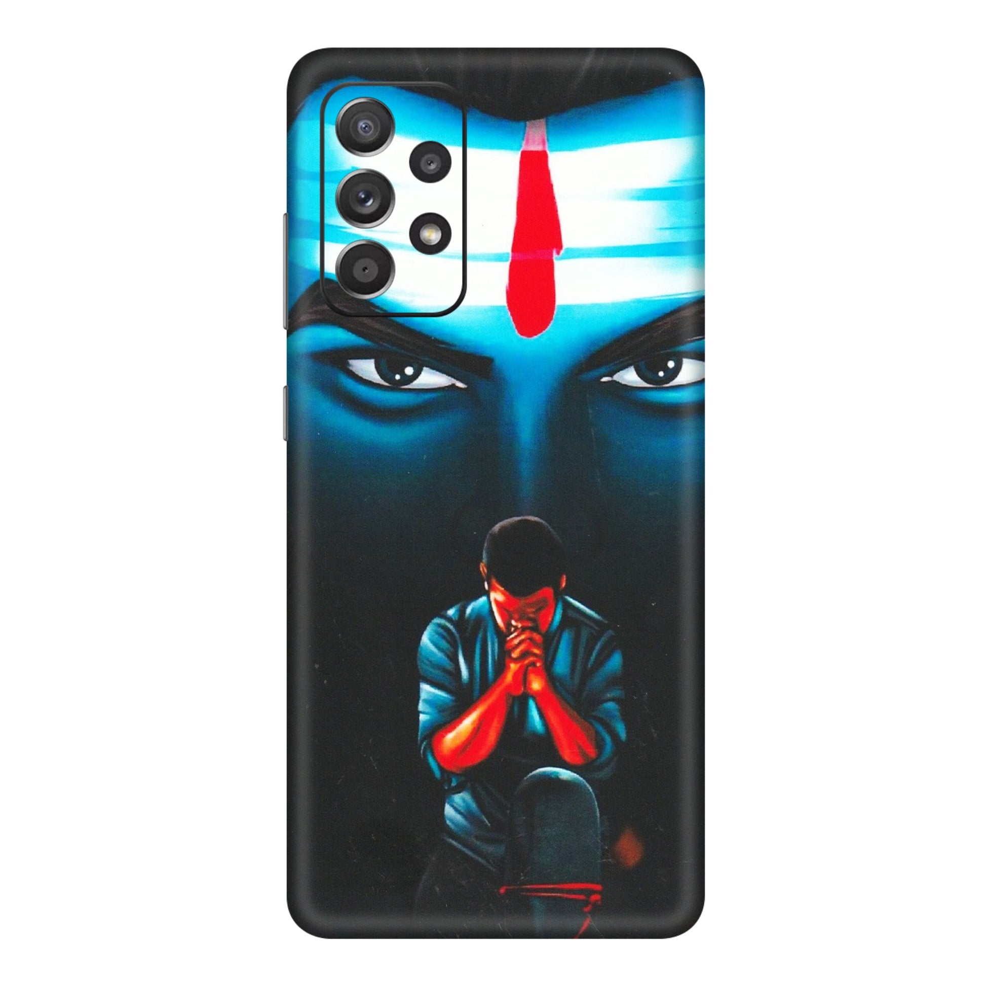 Samsung A/S Series Phone Skins (All Models) - Mahakal Bhakt - Matte Finish (M-112) Samsung Galaxy A72