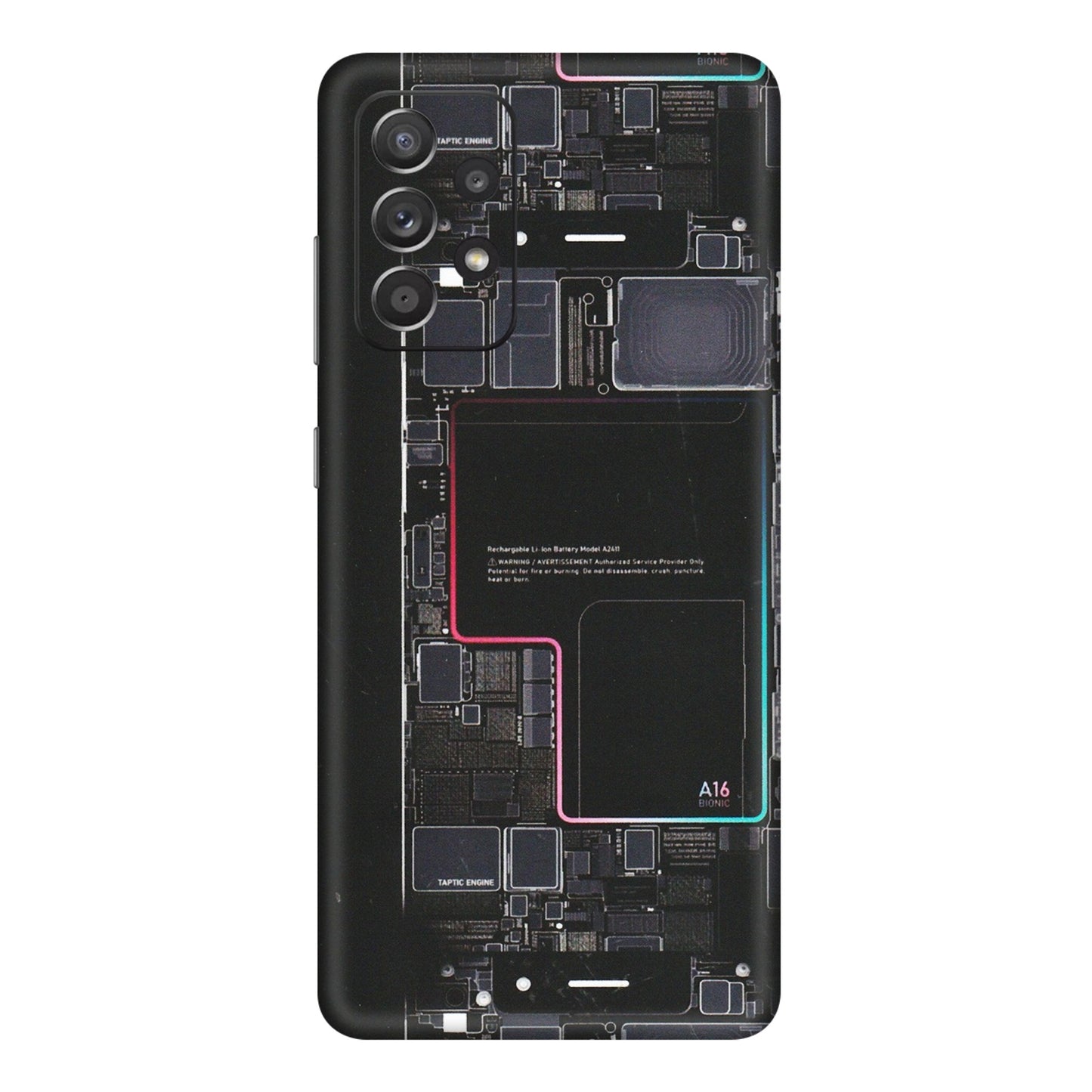 Samsung A/S Series Phone Skins (All Models) - Motherboard Circuit Layout - Matte Finish (M-117) Samsung Galaxy A72