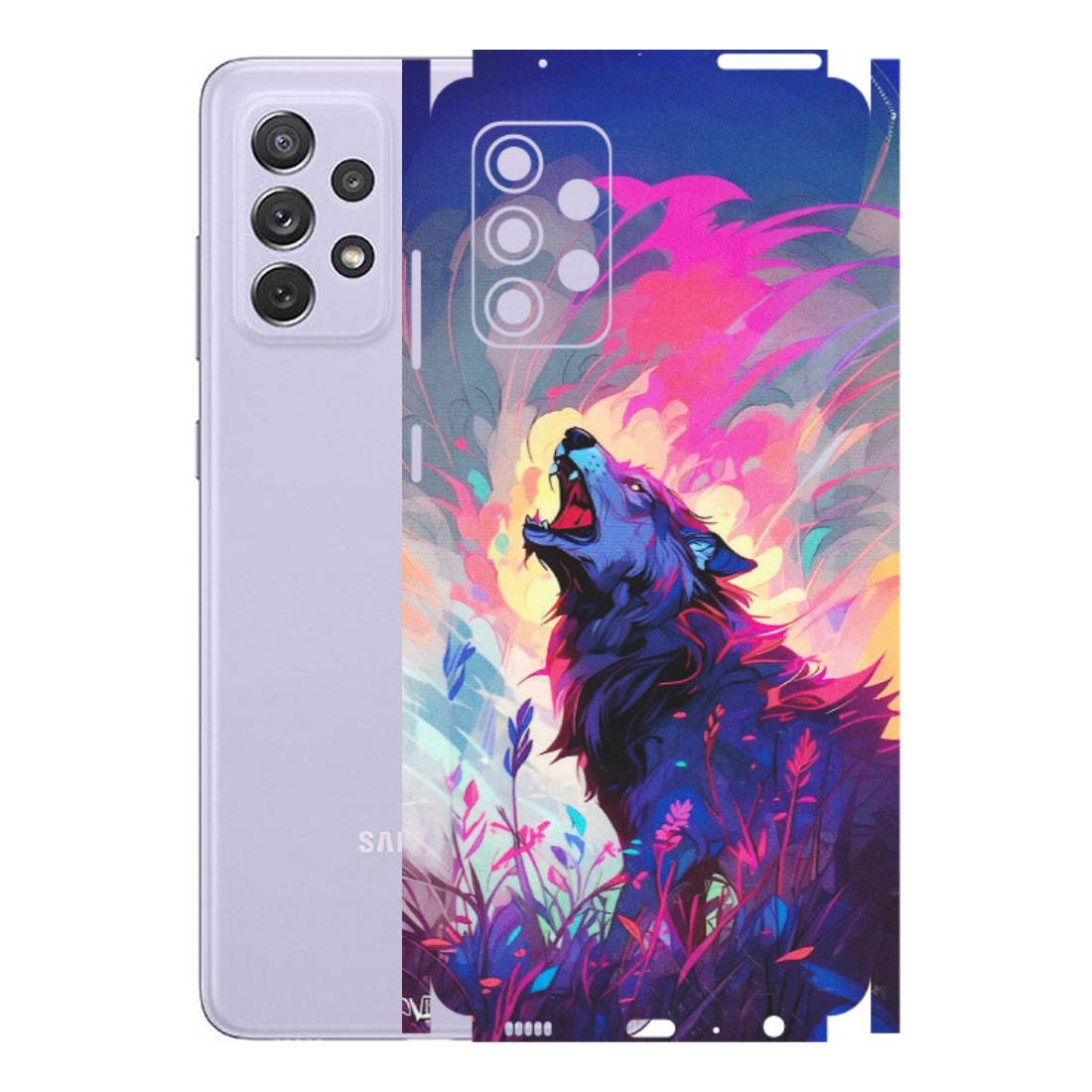 Samsung A/S Series Phone Skins (All Models) - New Wild Wolf Abstract - Matte Finish (M-125) Samsung Galaxy A72