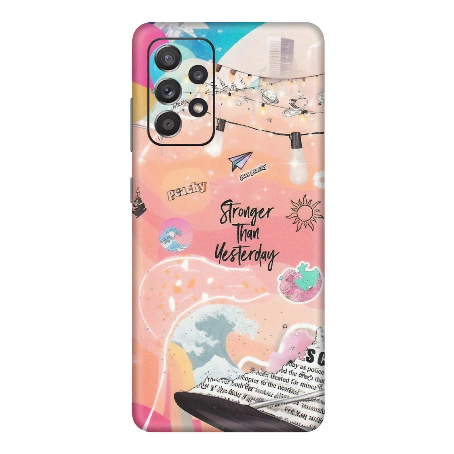 Samsung A/S Series Phone Skins (All Models) - Stronger Then Yesterday - Matte Finish (M-128) Samsung Galaxy A72