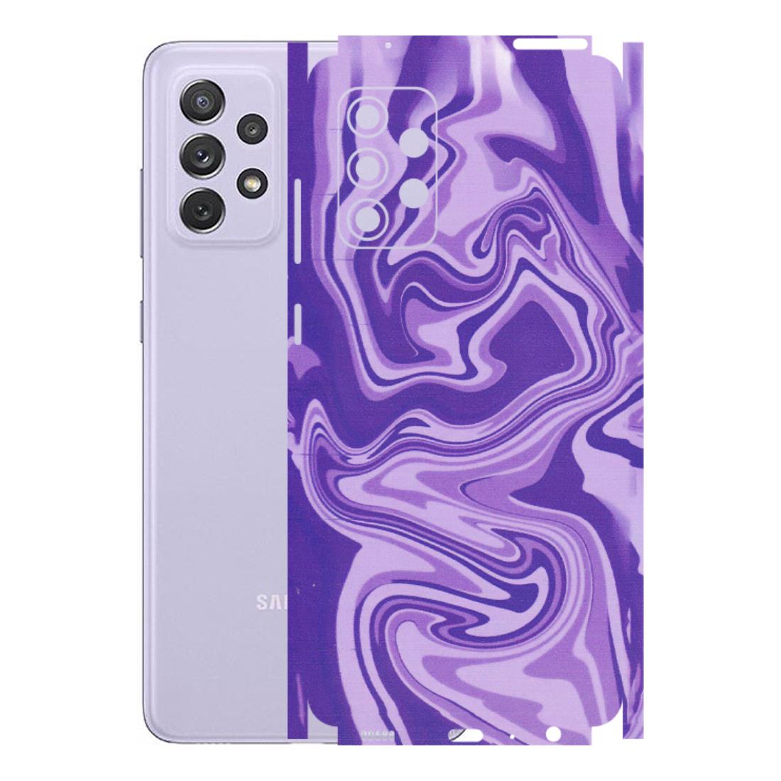 Samsung A/S Series Phone Skins (All Models) - Hazy Purple Nights - Matte Finish (M-14) Samsung Galaxy A72