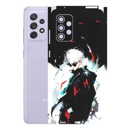 Samsung A/S Series Phone Skins (All Models) - Gojo Powerful Charater Kaisen Anime - Matte Finish (M-144) Samsung Galaxy A72