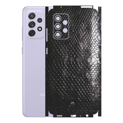 Samsung A/S Series Phone Skins (All Models) - Black Snack Leather - Matte Finish (M-147) Samsung Galaxy A72