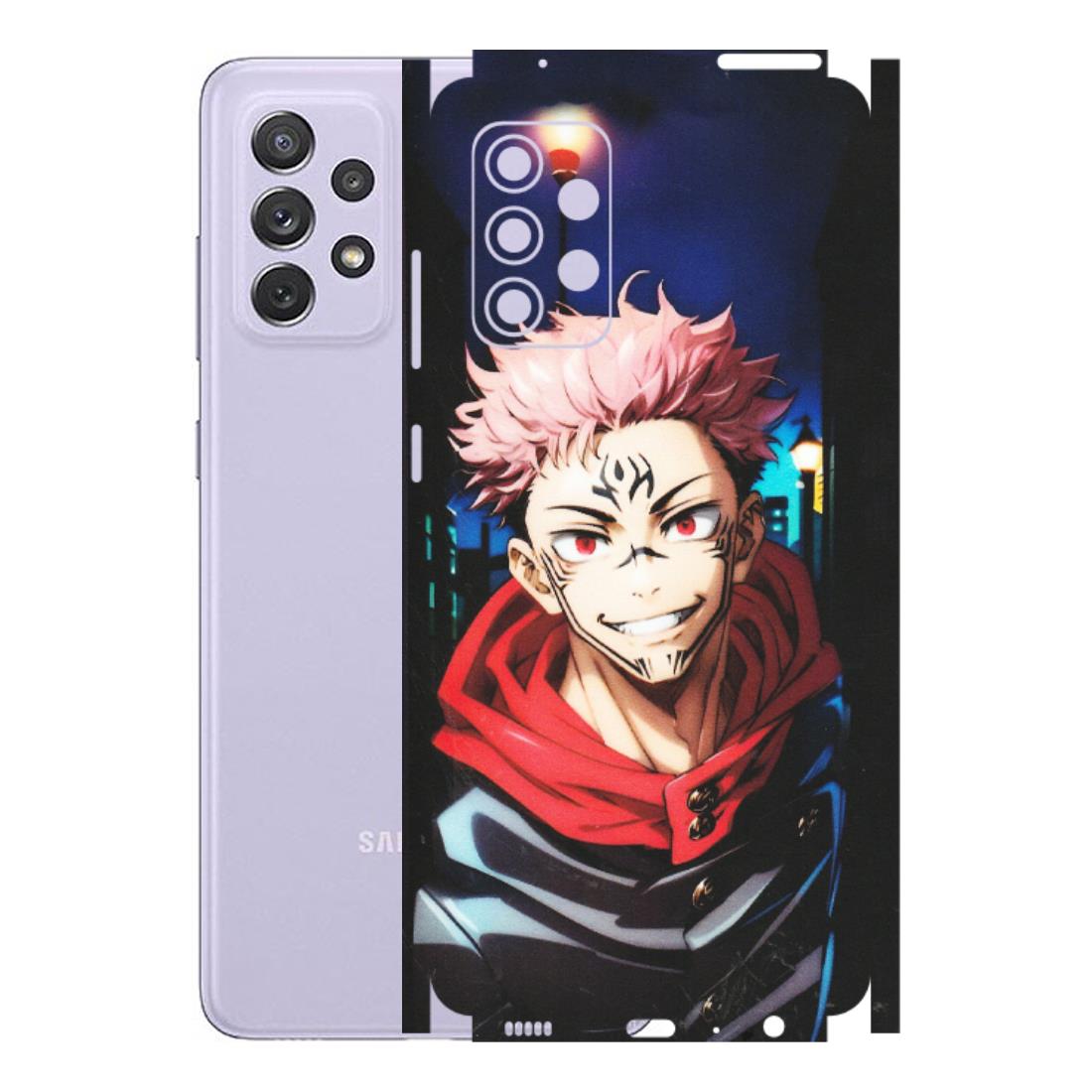 Samsung A/S Series Phone Skins (All Models) - Yuji Itadori Funny Face Anime - Matte Finish (M-152) Samsung Galaxy A72