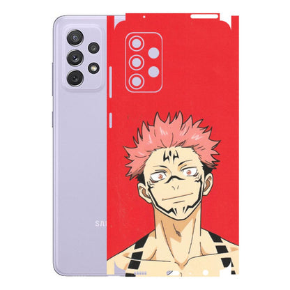 Samsung A/S Series Phone Skins (All Models) - Ryomen Sukuna Fun Anime - Matte Finish (M-153) Samsung Galaxy A72