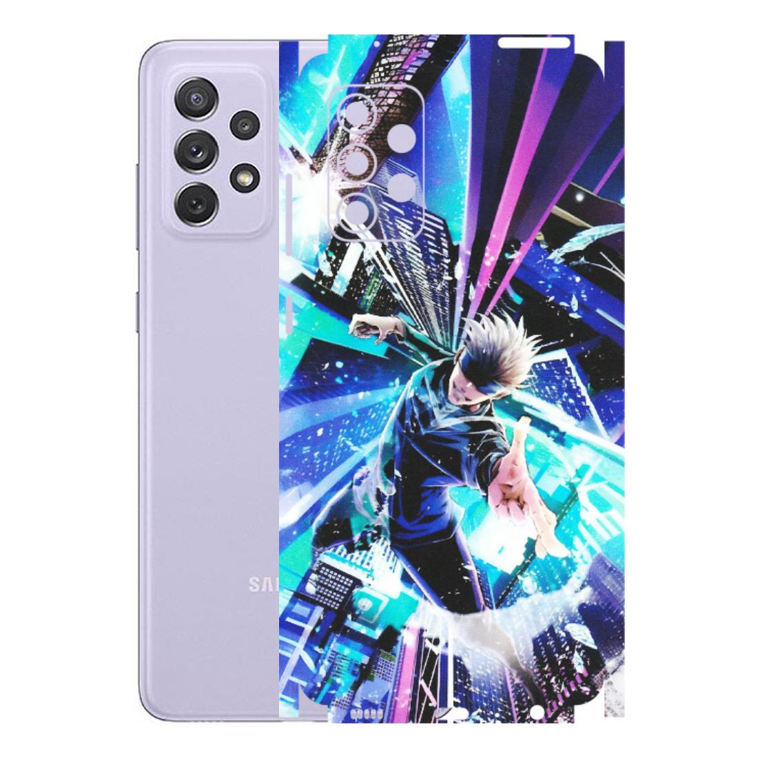 Samsung A/S Series Phone Skins (All Models) - Manga Action Jujustu Kaisen Anime - Matte Finish (M-155) Samsung Galaxy A72
