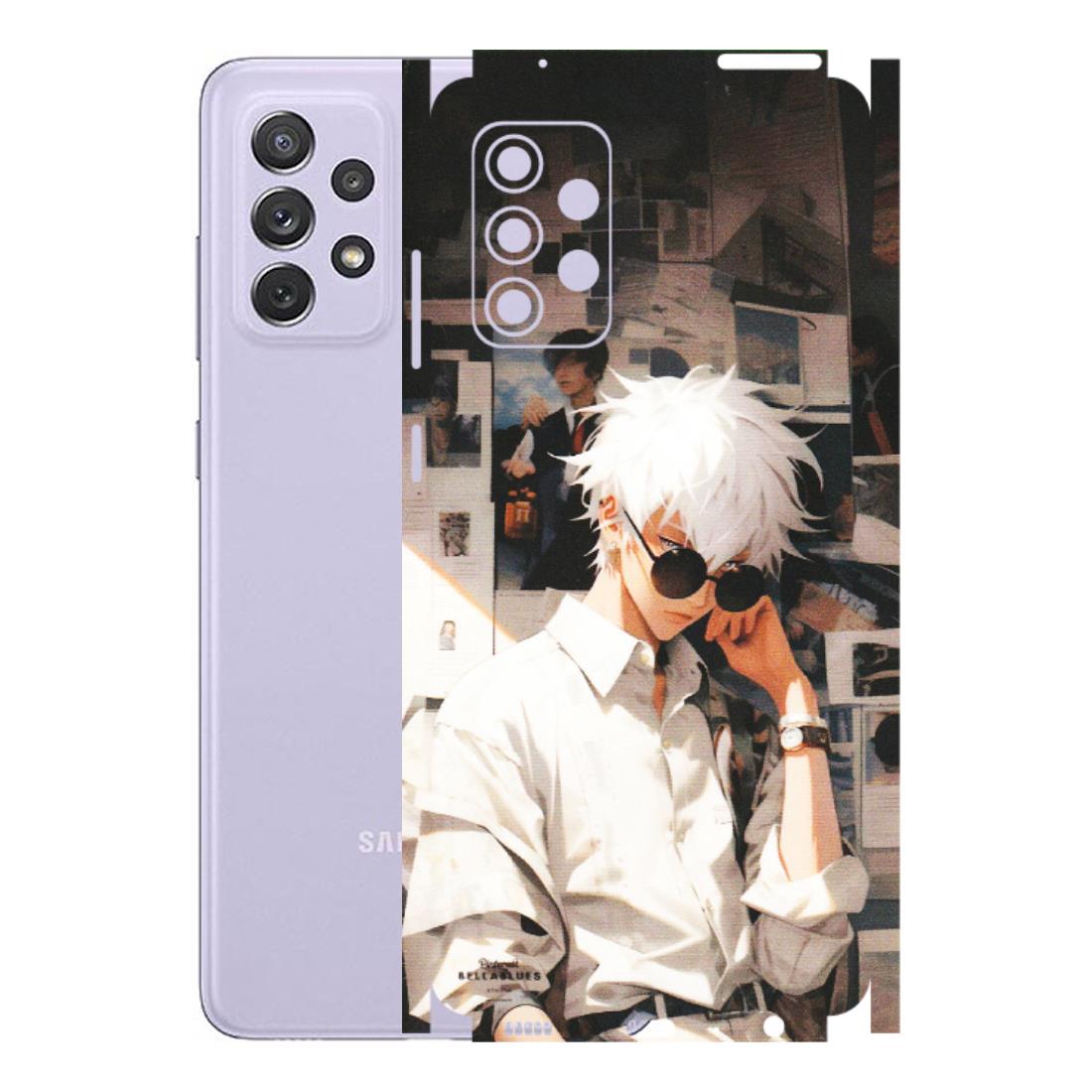 Samsung A/S Series Phone Skins (All Models) - Gojo Satoru Jujustu Kaisen Anime - Matte Finish (M-156) Samsung Galaxy A72