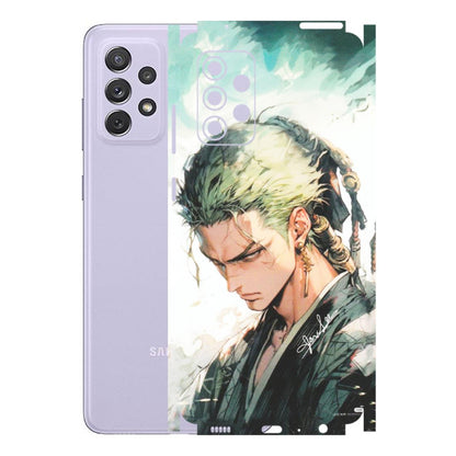 Samsung A/S Series Phone Skins (All Models) - Pirate Hunter One Piece Anime - Matte Finish (M-157) Samsung Galaxy A72