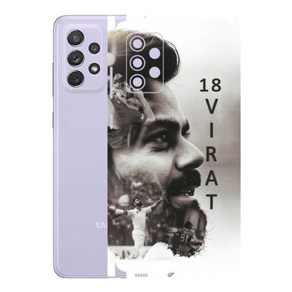 Samsung A/S Series Phone Skins (All Models) - Virat Kohli Cricketer - Matte Finish (M-163) Samsung Galaxy A72