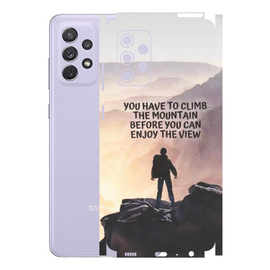 Samsung A/S Series Phone Skins (All Models) - Motivational Hiking Mountain - Matte Finish (M-28) Samsung Galaxy A72