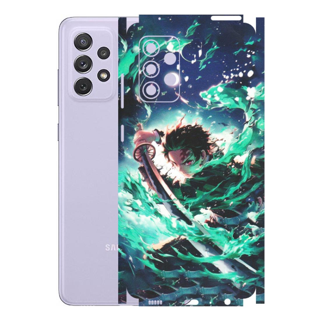 Samsung A/S Series Phone Skins (All Models) - Sword Fighter Anime - Matte Finish (M-29) Samsung Galaxy A72