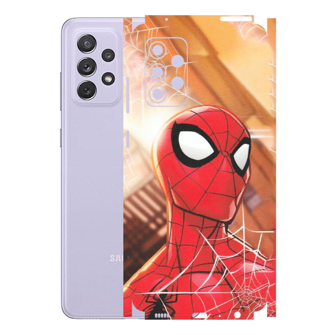 Samsung A/S Series Phone Skins (All Models) - Spiderman Face New - Matte Finish (M-41) Samsung Galaxy A72