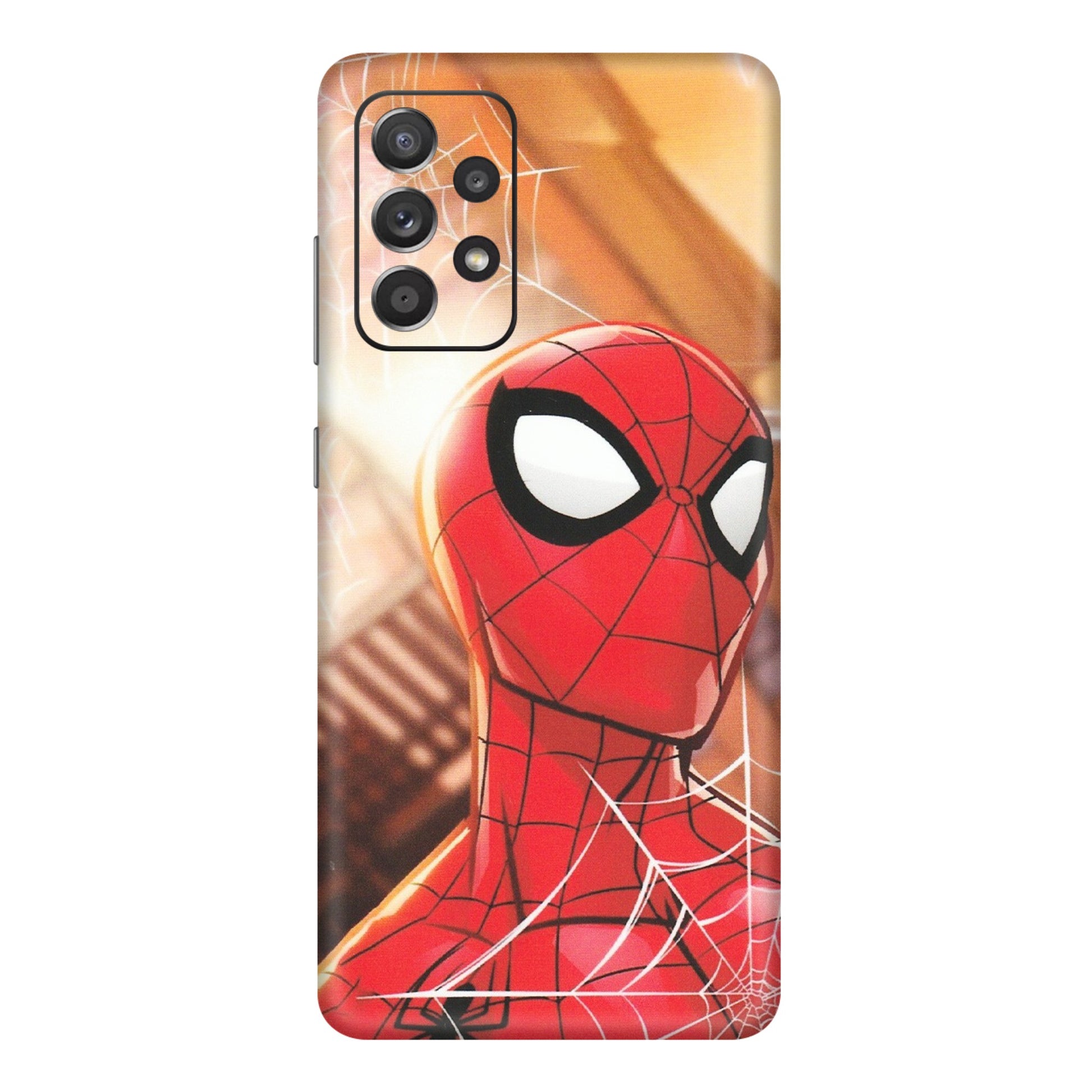Samsung A/S Series Phone Skins (All Models) - Spiderman Face New - Matte Finish (M-41) Samsung Galaxy A72