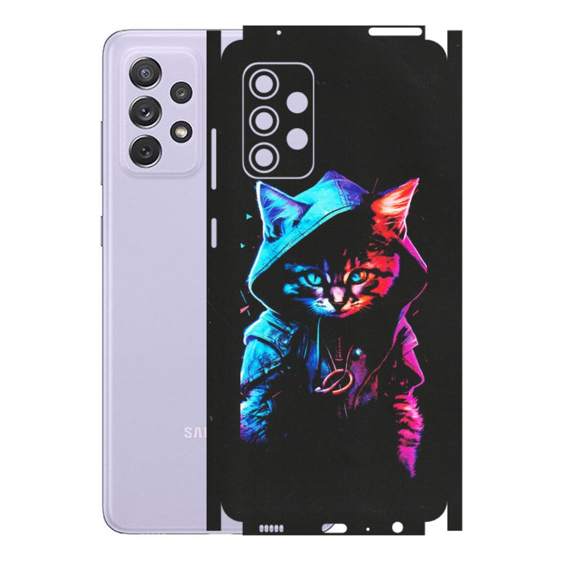 Samsung A/S Series Phone Skins (All Models) - Cyberpunk Cat - Matte Finish (M-45) Samsung Galaxy A72
