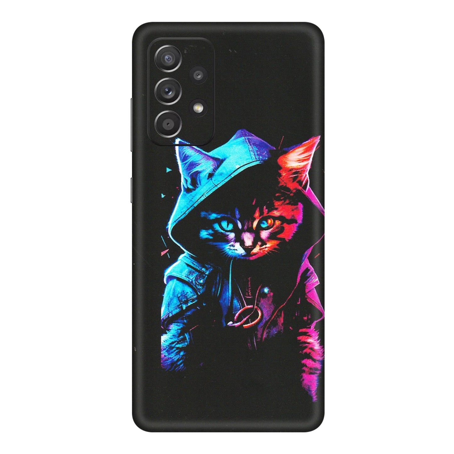 Samsung A/S Series Phone Skins (All Models) - Cyberpunk Cat - Matte Finish (M-45) Samsung Galaxy A72