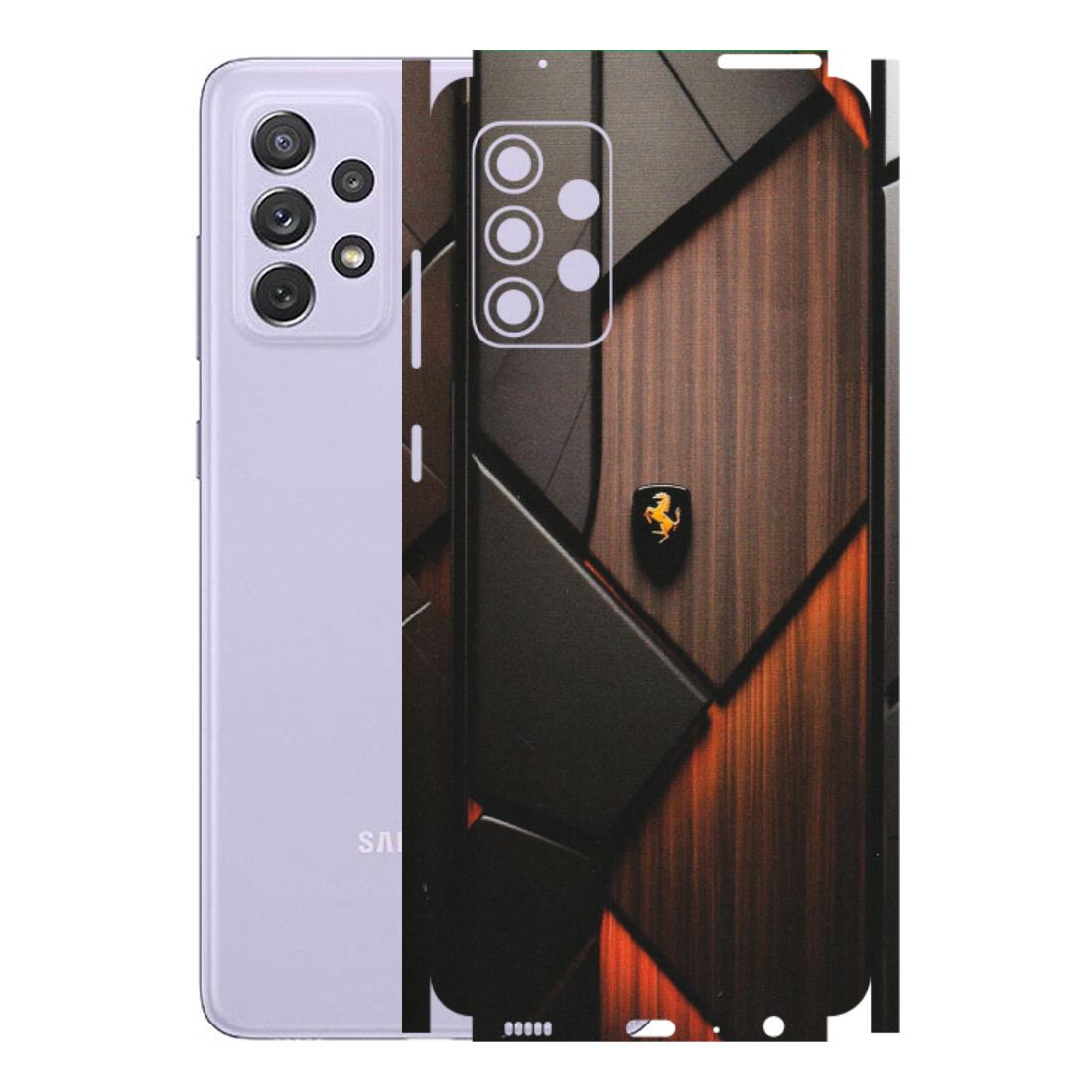 Samsung A/S Series Phone Skins (All Models) - Lambo Beauty Wood Pattern Sober - Matte Finish (M-51) Samsung Galaxy A72