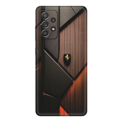 Samsung A/S Series Phone Skins (All Models) - Lambo Beauty Wood Pattern Sober - Matte Finish (M-51) Samsung Galaxy A72