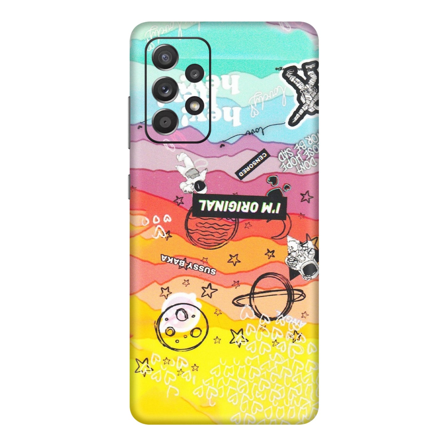 Samsung A/S Series Phone Skins (All Models) - The Original Astronaut - Matte Finish (M-79) Samsung Galaxy A72