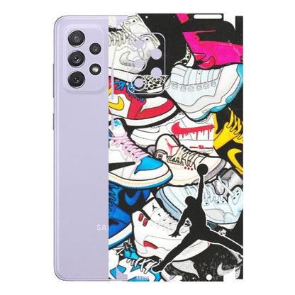Samsung A/S Series Phone Skins (All Models) - Jordan Sneakers Fan - Matte Finish (M-80) Samsung Galaxy A72