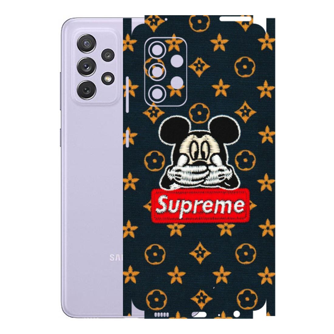 Samsung A/S Series Phone Skins (All Models) - Mickey Supreme - Matte Finish (M-83) Samsung Galaxy A72
