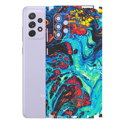 Samsung A/S Series Phone Skins (All Models) - Majestic Galactic Marbel - Matte Finish (M-85) Samsung Galaxy A72