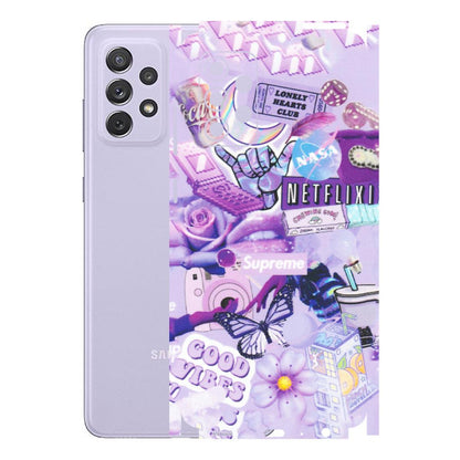 Samsung A/S Series Phone Skins (All Models) - Supreme Purple Magic - Matte Finish (M-88) Samsung Galaxy A72