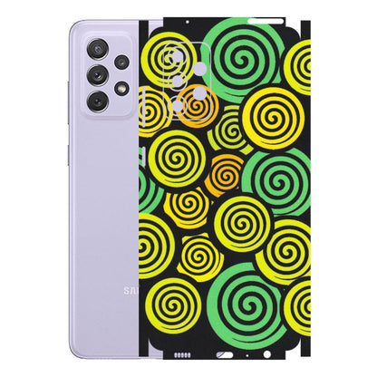 Samsung A/S Series Phone Skins (All Models) - Crazy Spiral - Matte Finish (M-91) Samsung Galaxy A72
