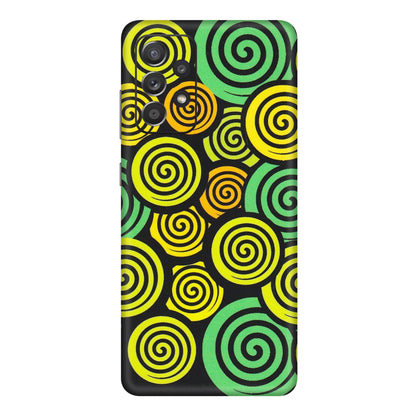 Samsung A/S Series Phone Skins (All Models) - Crazy Spiral - Matte Finish (M-91) Samsung Galaxy A72