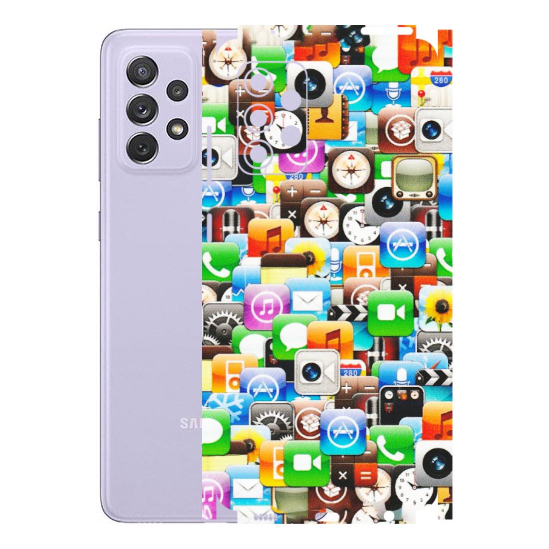 Samsung A/S Series Phone Skins (All Models) - All Apple Icons - Matte Finish (M-93) Samsung Galaxy A72