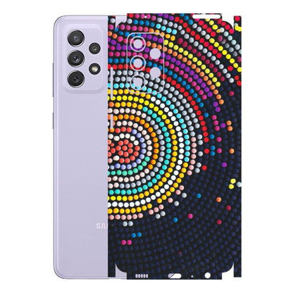 Samsung A/S Series Phone Skins (All Models) - Rainbow Dot Mandala - Matte Finish (M-97) Samsung Galaxy A72