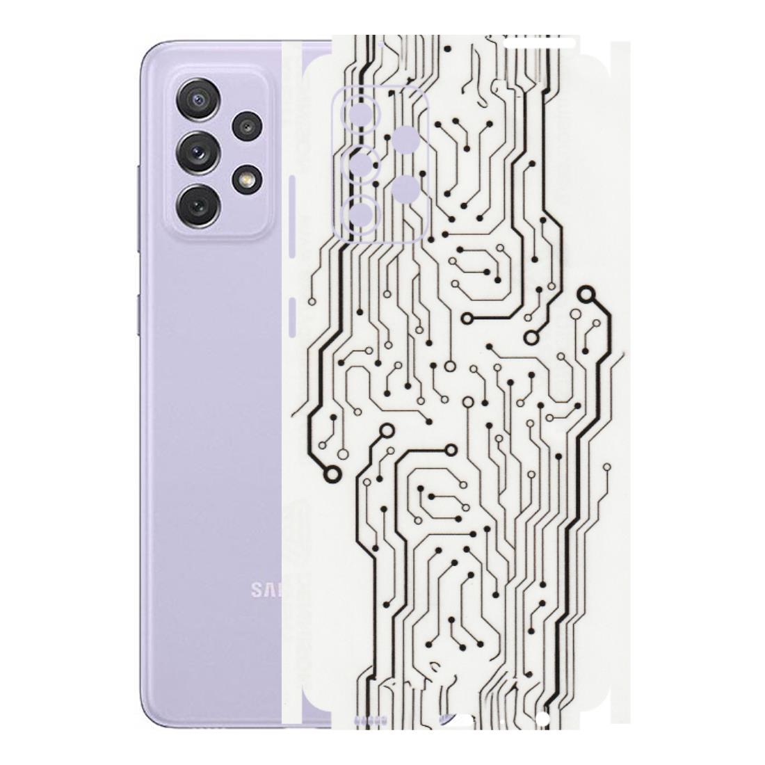 Samsung A/S Series Phone Skins (All Models) - Tech Circuits - Transparent Finish (T-03) Samsung Galaxy A72