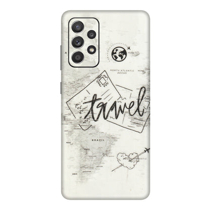 Samsung A/S Series Phone Skins (All Models) - Travel Ticket - Transparent Finish (T-06) Samsung Galaxy A72